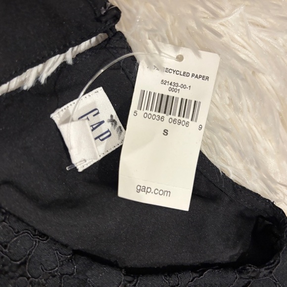 GAP Maternity Black Lace Short Sleeves Dress Evening and Casual Dress size S NWT - Picture 4 of 12